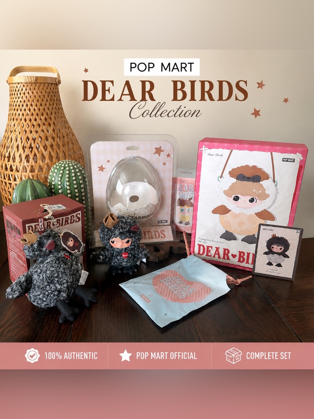 POP MART HIRONO Dear Birds My Deepest Secret Collector Bundle